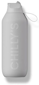 Chilly's Bottles termosz palack - gránitszürke 500 ml, Series 2 Flip edition