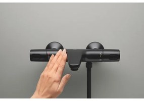GROHE 1022162432 - PRECISION TREND DN 15 termosztátos kádcsaptelep, fekete