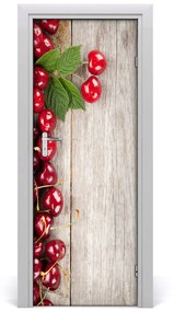 Ajtó tapéta cseresznye 75x205 cm