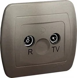 Akkord Szatén Antenna aljzat Rtv átmenő Kontakt-simon