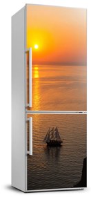 Hűtőre ragasztható matrica Sunset tengeren FridgeStick-70x190-f-81121847