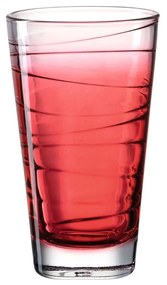 LEONARDO VARIO pohár üdítős-vizes 280ml, piros
