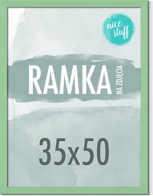 Képkeret 35x50 B3 Képkeret Mdf Fotó Zöld Menta