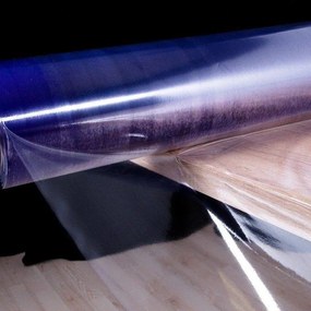 Goldea pvc terítő - átlátszó 0,12 mm 130 cm