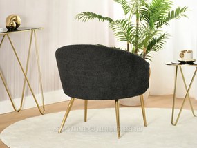 Fotel Carma F (fekete + arany). 1109980