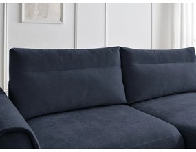 Sötétkék sarokkanapé Aden – Bobochic Paris