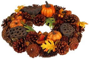 Retlux - Őszi koszorú HALLOWEEN átm. 35 cm