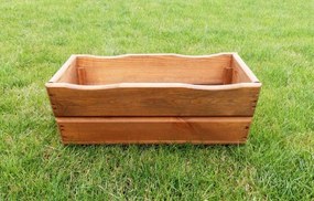 ROJAPLAST Kerti virágláda 44 cm barna