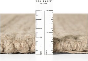 Bézs kézi szövésű gyapjú szőnyeg 160x230 cm Camden Parker – Ted Baker