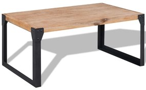 Tömör akácfa dohányzóasztal 100 x 60 x 45 cm