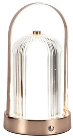 LED Dimmelhető asztali lámpa LED/1W/5V 3000-6000K 1800 mAh réz