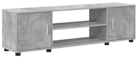 4 részes TV szekrény szett 4 pcs Beton szürke Faanyag