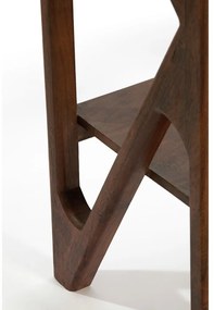 Barna akácfa könyvespolc 120x160 cm Yuki – Light &amp; Living