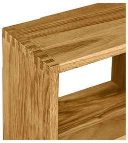 Natúr színű többszintes tölgyfa fali polc 15 cm Townsville – House Nordic