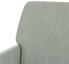 világosszürke bársonypad 108 x 79 x 79 cm