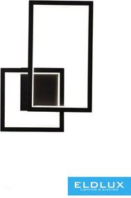UNIVERSO Fali lámpa 24w 1920lm CCT.Kap IP20 Fekete 265x410mm