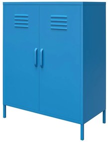 Cache kék fém szekrény, 80 x 102 cm - Novogratz