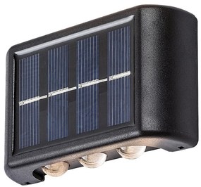 Rábalux Kangton 77024 napelemes kültéri falilámpa, 1,2W LED, 3000K, 8 lm, IP44