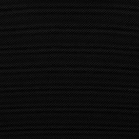 fekete 100% oxford poliészter erkélyparaván 75 x 1000 cm