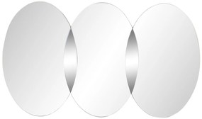 Ovális design fali tükör kompozíció 3 részes