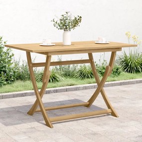 összecsukható tömör akácfa kerti asztal 120 x 70 x 75 cm