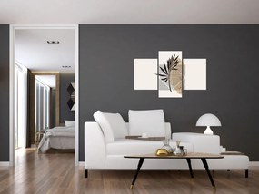 Kép - Absztrakció trópusi levelekkel N⁰1 (90x60 cm)