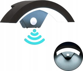 Fali lámpa Led Ajtó Felett 18W hideg szín Mozgásérzékelő Megakábel