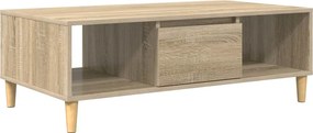 vidaXL Dohányzóasztal Sonoma tölgy 102 x 55 x 35 cm Faanyag
