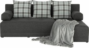 Sarokgarnitúra készlet, szürke melír / mintázott, jobb, MEXX