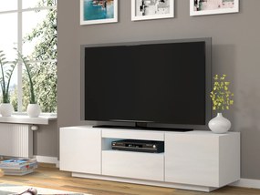 TV asztal/szekrény Aurora (matt fehér) . 1057691