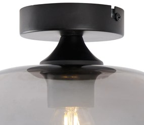 Okos mennyezeti lámpa fekete füstüveggel, WiFi-vel P45 - Busa