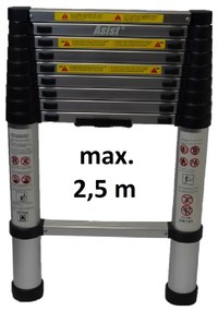 Teleszkópos létra Alu, 2,5m ASIST AR99-6250
