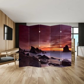 Paraván - Naplemente a tengerparton (210x170 cm)