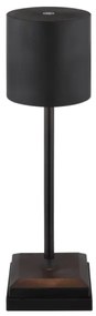 Globo 58487B - LED érintésvezérelt tölthető asztali lámpa DIXON 1,5W/5V 2200 mAh fekete