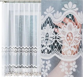 Daria jacquard mintás függöny, 018982, 500x180cm egyenes (kész) szegéllyel