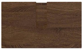 Fürdőszoba bútor szett 3 pcs barna tölgy 61 x 35 x 64 cm