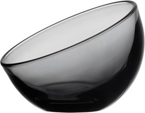 Bubble antracitszürke üvegtál - La Rochère