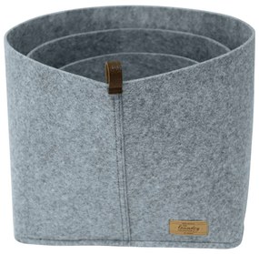 Felt szürke textil rendszerező, 18 x 12 cm - Wenko