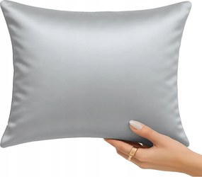 Pamut-szatén párnahuzat Sin 70x80 szürke