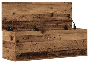 Tárolódoboz Régi Fa 102x35x35 cm Műgyanta Fa