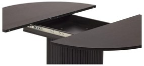 Kerek bővíthető étkezőasztal tölgyfa dekorral ø 115 cm Malaga – Bonami Selection