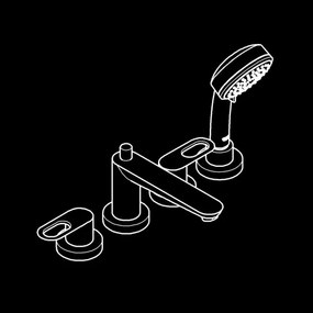 GROHE 2511900A - BAULOOP kádcsaptelep DN 20, fényes króm