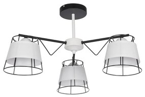 Csillár rúdon 3xE27/60W/230V fehér