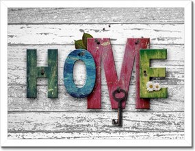 Poszterek keretben 40x30 Home A mi szeretett otthonunk