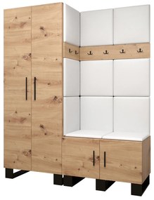 Előszobabútor Amanda 2 (artisan tölgy + fehér). 1085873
