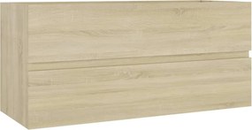 vidaXL sonoma tölgy színű szerelt fa mosdószekrény 100 x 38,5 x 45 cm