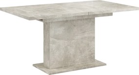 Kihúzható étkezőasztal, beton, 160-200x90 cm, BOBA