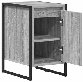 vidaXL Éjjeli asztal 2 pcs Szürke Sonoma 39,5 x 30 x 50 cm Faanyag