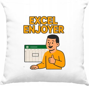 Excel Enjoyer párna irodába Humor fehér