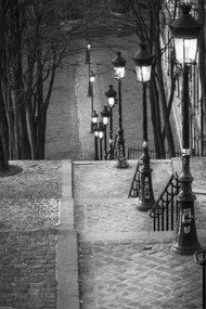 Poszter 30x45cm Csendes este a Montmartre-on, Assaf Frank